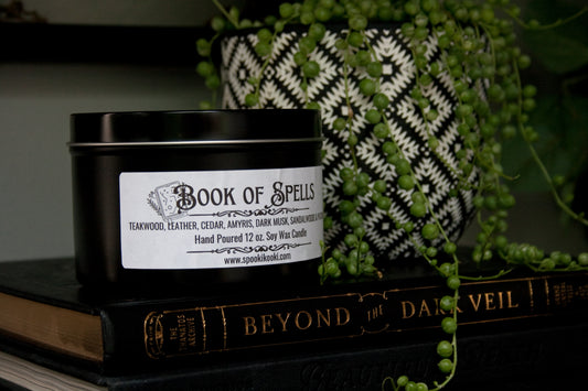 Book of Spells Soy Candle