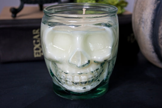 Maple Butter Skull Candle