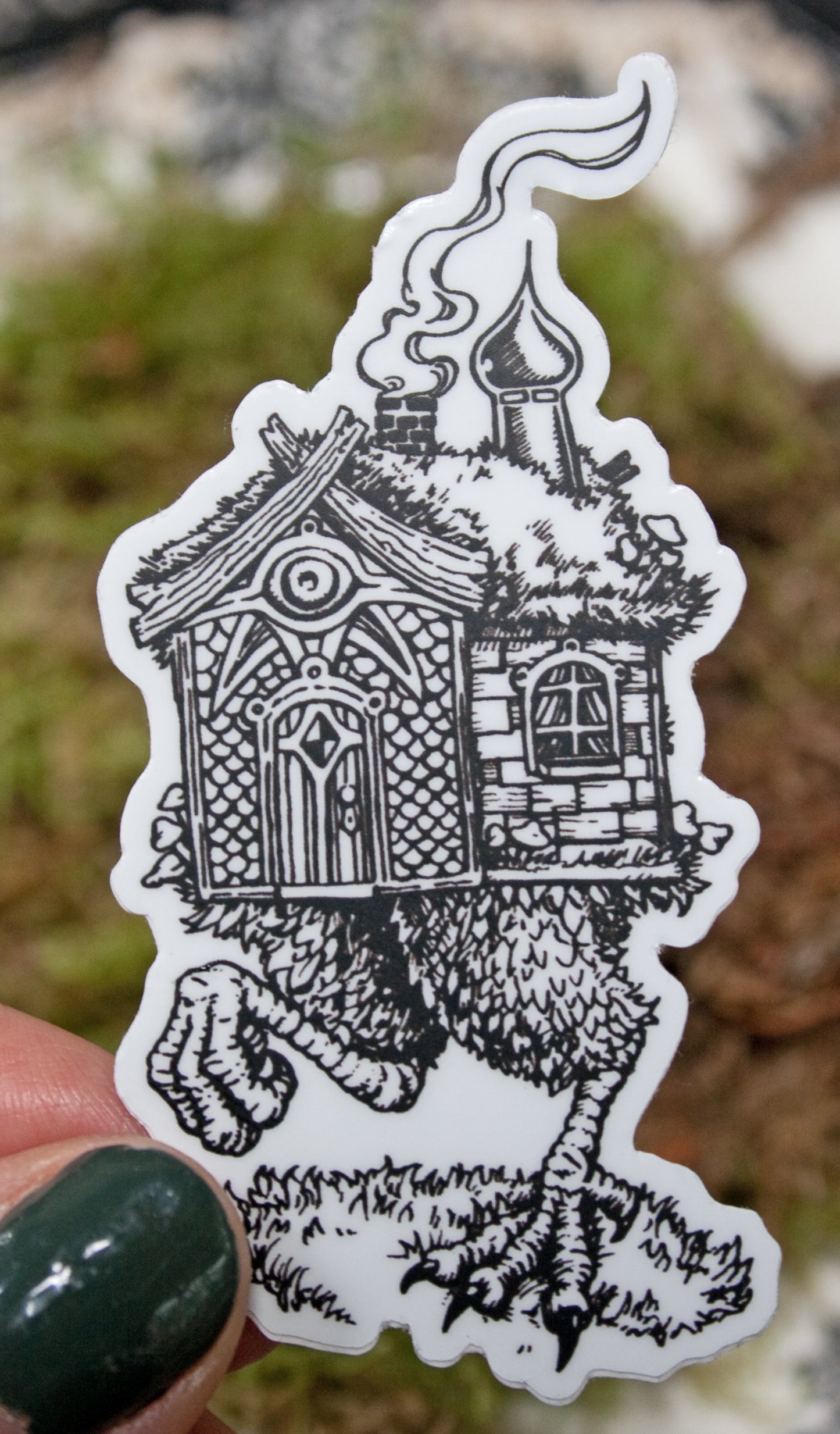 Baba Yaga Vinyl Sticker