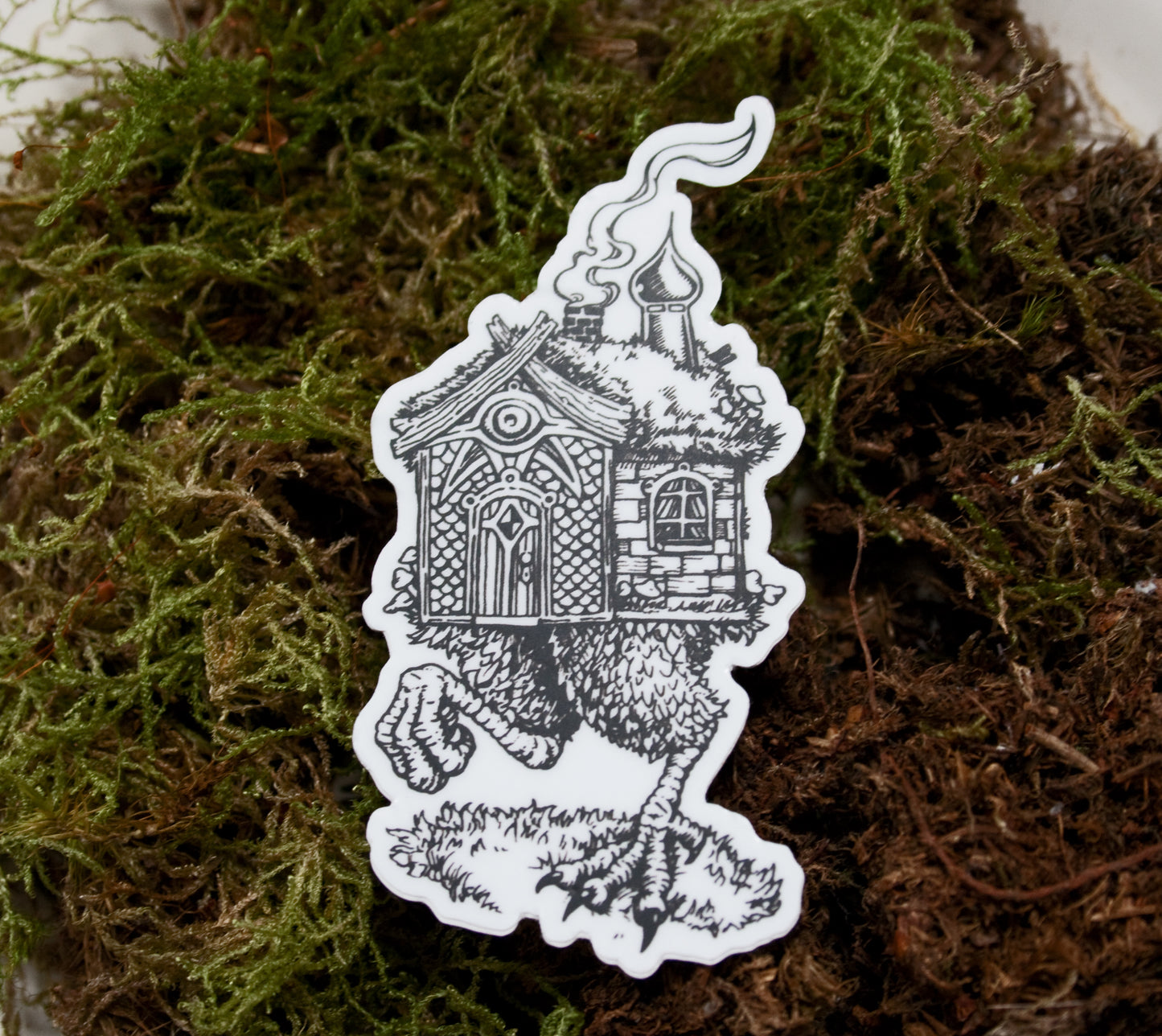 Baba Yaga Vinyl Sticker