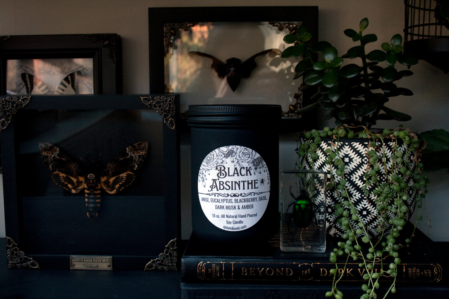 Black Absinthe 16 oz Soy Candle