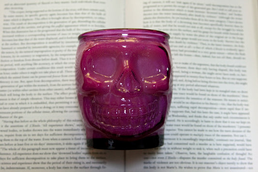 Love Potion Pink Skull Candle