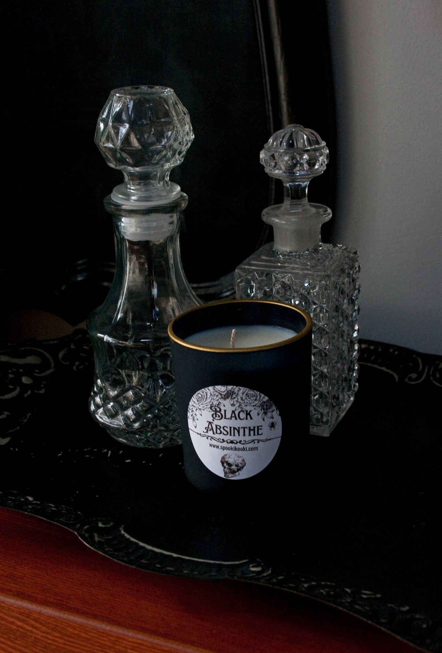 Black Absinthe Soy Candle Tumbler