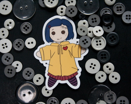 Coraline Voodoo Vinyl Sticker