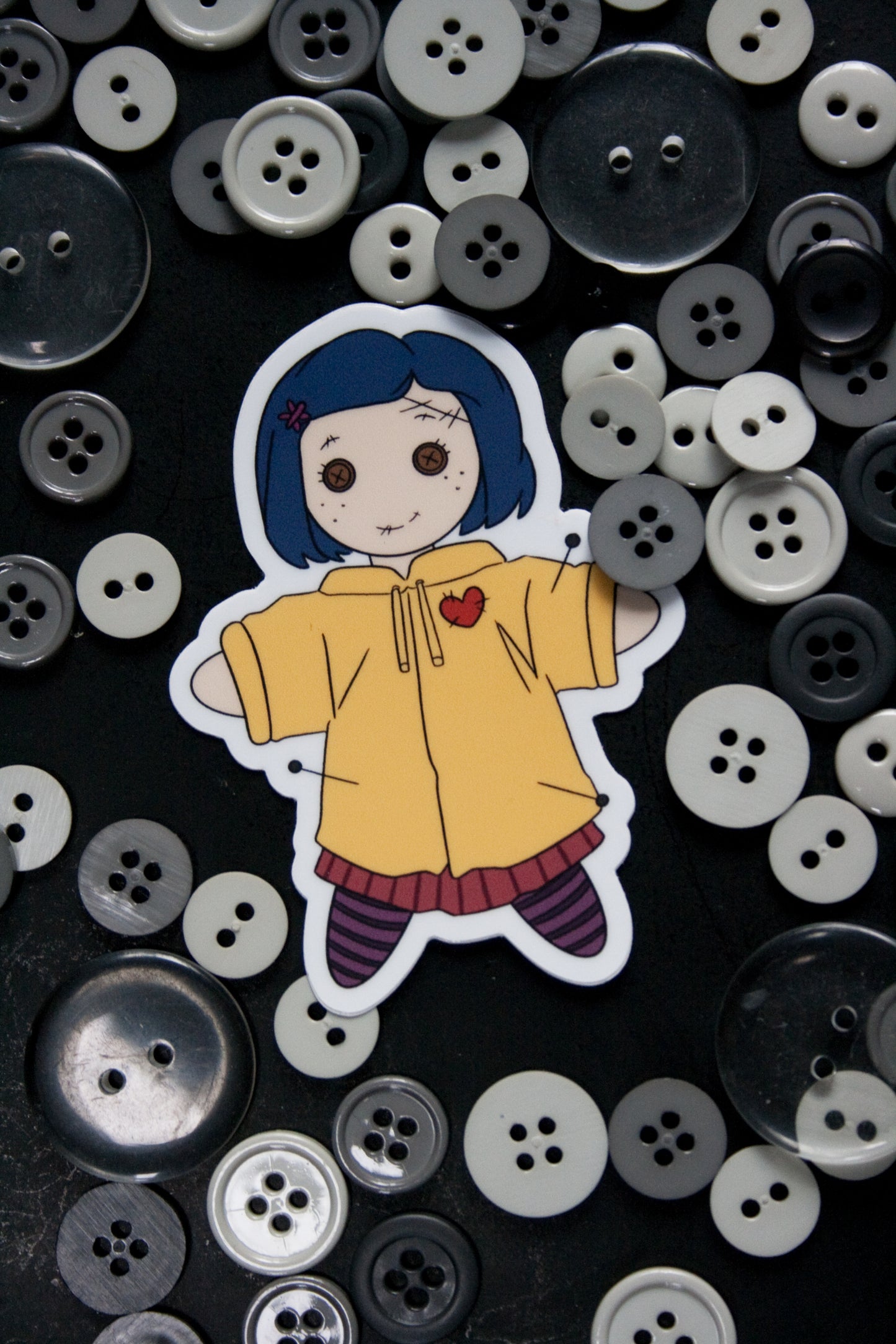 Coraline Voodoo Vinyl Sticker