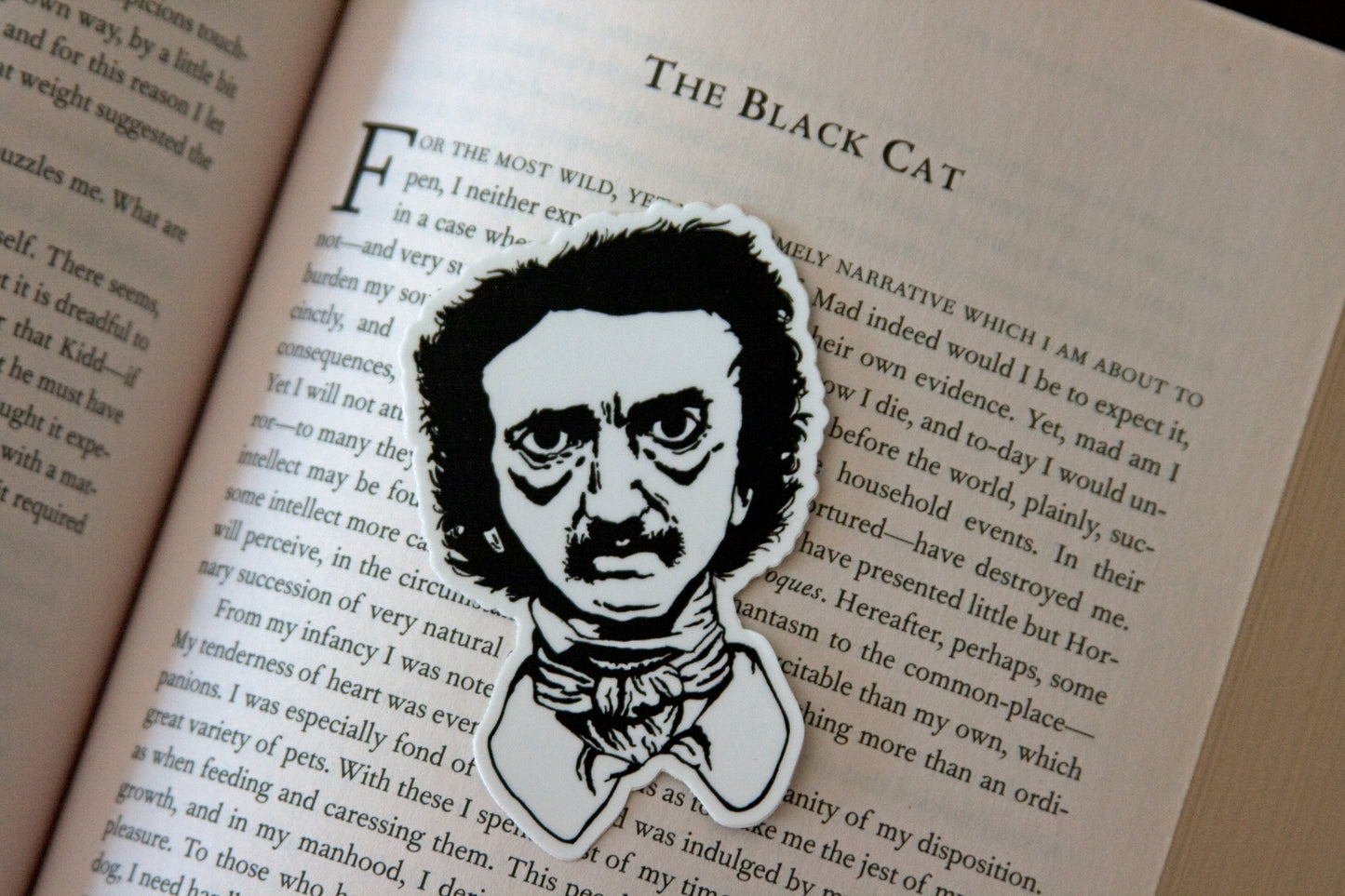 Edgar Allan Poe Vinyl Sticker