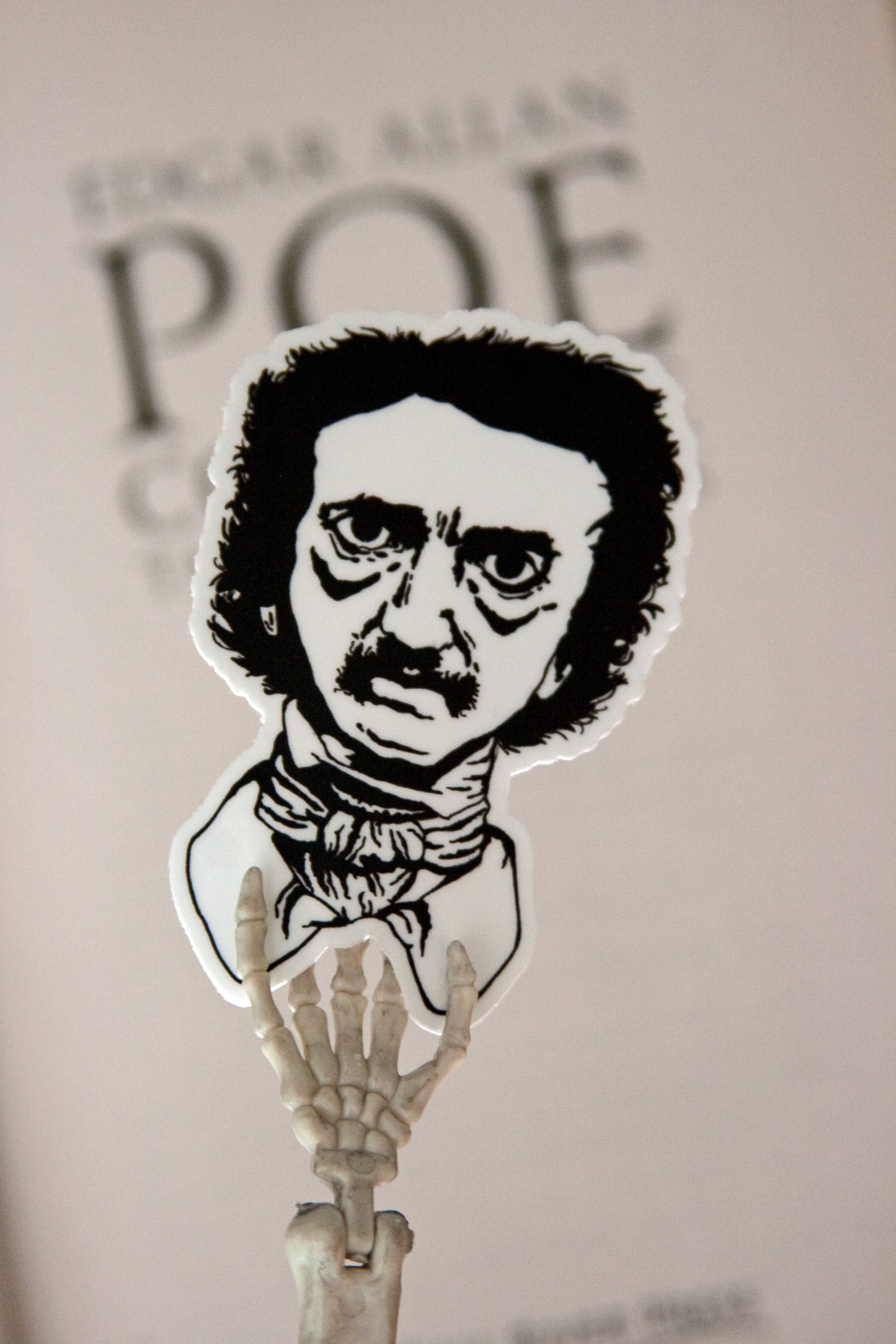 Edgar Allan Poe Vinyl Sticker