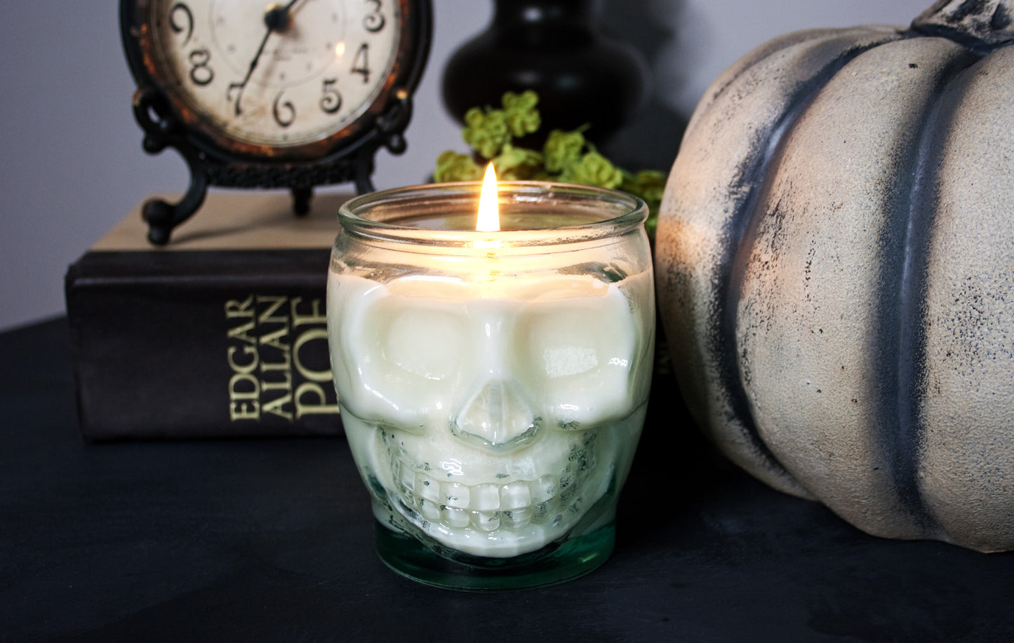 Maple Butter Skull Candle